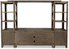 Madison Barn-Door 4-Piece Entertainment Centre with 60" TV Opening - Brown