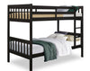 Miko Twin Open Panel Bunk Bed – Espresso 