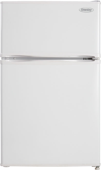 Danby 18.9\" 3.2 Cu. Ft. Top-Mount Mini Fridge - White - DCR031B1WDD