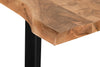 Agra End Table - Retro style End Table in Brown/Black Wood