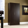Clinton 35" Storage Cabinet – Dakota Oak - Contemporary style Accent Cabinet in Dark Brown