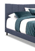 Paseo Platform Queen Bed - Navy - Contemporary style Bed in Navy Plywood