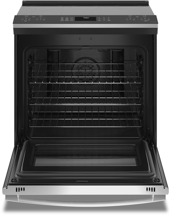 Profile 5.3 Cu. Ft. Smart Electric Range with True European Convection - Stainless Steel - PSS93YPFS