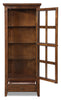 Bardini Display Cabinet - Traditional style Curio Cabinet in Light Brown Wood