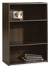 Boston 3-Shelf Bookcase - Contemporary style Bookcase in Dark Brown