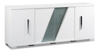 Raia Dining Server with Storage - Made in Italy, Modern, 79.5