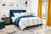 Rain Full Platform Bed - Blue 