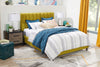 Rain Full Platform Bed - Green 