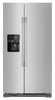 Amana 21 Cu. Ft. Side-By-Side Refrigerator with Dual Pad External Ice and Water Dispenser – ASI2175G - Refrigerator with Exterior Water/Ice Dispenser in Stainless Steel