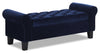 Sadie 53\" Storage Bench - Blue Velvet
