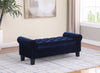 Sadie Storage Bench - Blue - Bench in Blue