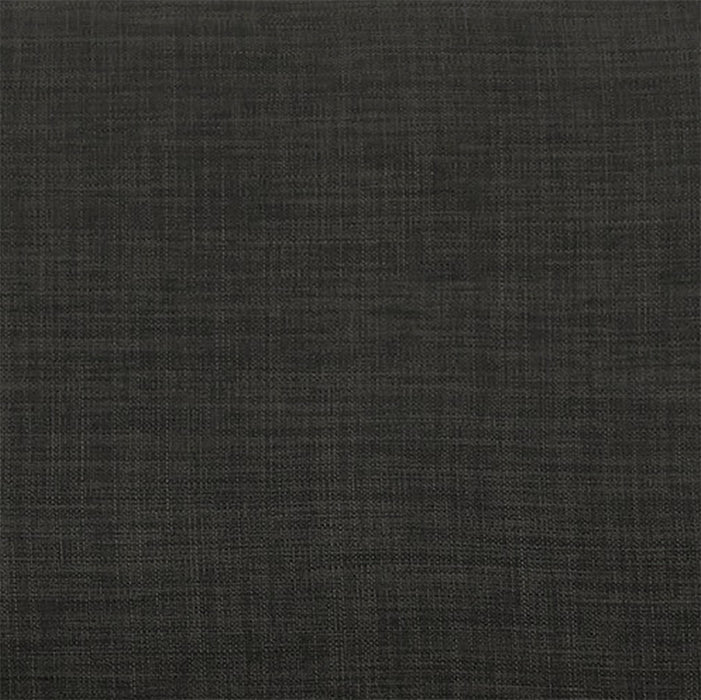 Made in Canada Sawyer 57\" Linen-Look Fabric Loveseat with Reversible Cushions and Accent Pillows - Charcoal Grey