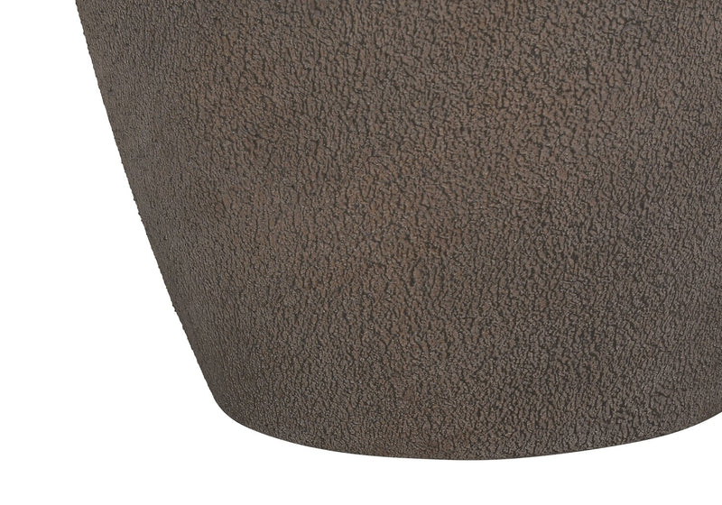 27\" Grey Ceramic Table Lamp with Beige Shade