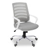 Felton 24\" Office Chair - White with Grey Mesh