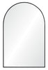 Black Arch-Shaped Mirror - 24" x 36" 