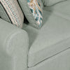 Scott Living Haven 2-Piece Right-Facing Chenille Fabric Sleeper Sectional with Storage Chaise - Seafoam Blue | Sofa-lit sectionnel de droite Haven de Scott Living 2 pièces en tissu de chenille avec fauteuil long de rangement - bleu écume de mer
