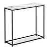 Alma Sofa Table - White Marble-Look 
