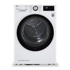 LG 24" 4.2 Cu. Ft. Smart Heat Pump Dryer - White - Stackable - DLHC1455W