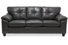 Addison Leath-Aire Sofa - Grey 
