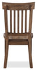 Cedar Dining Chair, Pine Wood, Slat Back - Brown | Chaise de salle à manger Cedar en pin avec dossier à lattes - brun