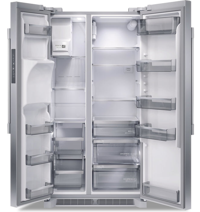 Frigidaire Professional 36.1\" 22.3 Cu. Ft. Counter-Depth Side-by-Side Refrigerator - Smudge-Proof® Stainless Steel - PRSC2222AF