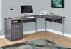Pollie Reversible L-Shaped Desk - Grey  