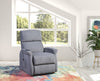 Ruben Chenille Power Lift Reclining Chair - Grey 