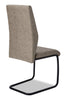 Heath Dining Chair - Contemporary style Dining Chair in Taupe Metal