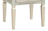 Tyra 24" Glam End Table with Storage - Champagne  |Table de bout somptueuse Tyra de 24 po avec rangement - champagne