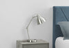 17" Nickle Metal Desk/Task Lamp wiht USB Charging|Lampe de travail et de bureau de 17 po en métal nickel avec recharge USB