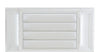 Max King Headboard - White - Glam style Headboard in White Asian Hardwood, Medium Density Fibreboard (MDF), Plywood