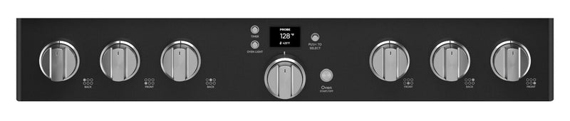 Cafe 6.2 Cu. Ft. Smart Gas Range with True European Convection and Self Clean Racks - Matte Black - CGY366P3TD1