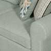 Scott Living Haven 2-Piece Left-Facing Chenille Fabric Sleeper Sectional with Storage Chaise - Seafoam Blue | Sofa-lit sectionnel de gauche Haven de Scott Living 2 pièces en tissu de chenille avec fauteuil long de rangement - bleu écume de mer
