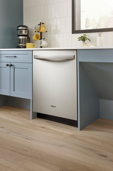 Whirlpool 24\" 44 dBA Built-In Top-Control Dishwasher - Fingerprint Resistant Stainless Steel - WDT550SAPZ