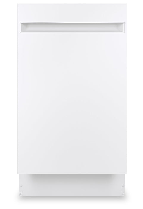 Profile 18\" 47 dBA Built-In Top-Control Dishwasher with Calrod Heater - White - PDT145SGLWW