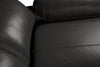 Chandler Leath-Aire Reclining Loveseat - Grey  
