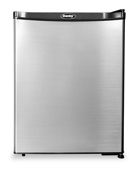 Danby 18.7\" 2.2 Cu. Ft. Single-Door Mini Fridge - Stainless Steel - DAR022A1SLDB