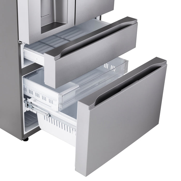 LG 36\" 29 Cu. Ft. French-Door Refrigerator - Smudge Proof Stainless Steel - LF29S8330S