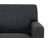 Sawyer Linen-Look Fabric Chair - Charcoal Grey 