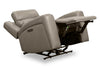 Scott Living Prescott 42.5" Genuine Leather Power Reclining Chair with Power Headrest - Grey | Fauteuil à inclinaison électrique Prescott de Scott Living de 42,5 po en cuir véritable avec appuie-tête électrique - gris
