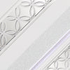 Ava 5pc Bedroom Set with Bed, Dresser & Mirror, LED, Glam, White - King Size | Ensemble de chambre à coucher Ava 5 pièces somptueux avec lit, commode, miroir et éclairage à DEL, b…