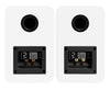 Kanto YU Passive 4" Bookshelf Speakers with 1" Silk Dome Tweeter – White 