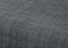June Linen-Look Fabric Futon - Grey 
