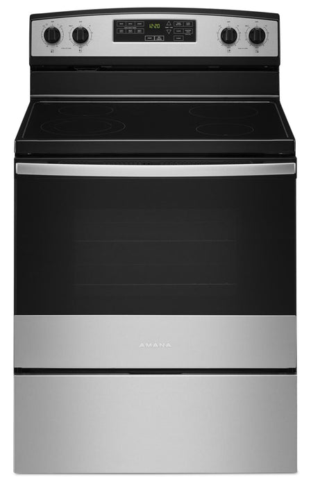 Amana 4.8 Cu. Ft. Electric Range with Self-Clean - Stainless Steel - YAER6603SMS