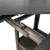 Dena Dining Table - Grey-Brown - Country style Dining Table in Grey-Brown Rubberwood