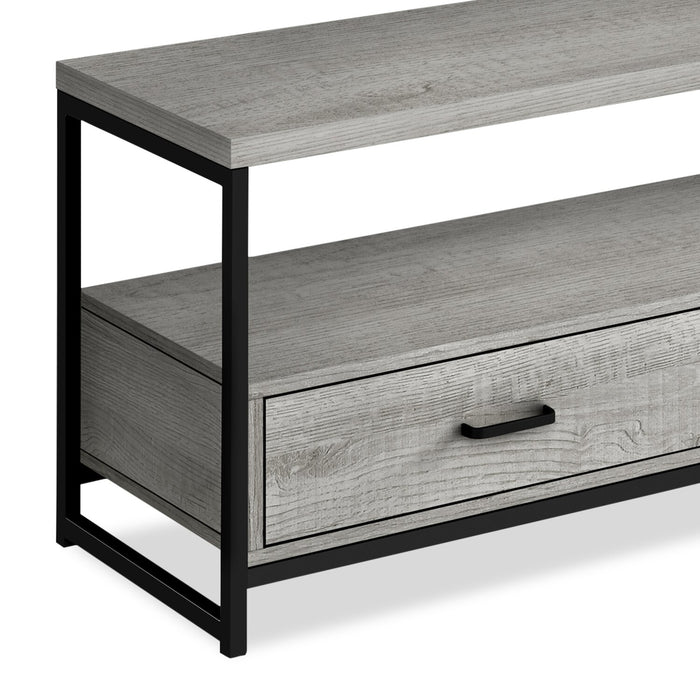 Corban 48\" Modern TV Stand with Storage and Cable Management for TVs up to 55\"- Grey