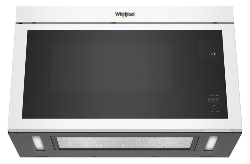 Whirlpool 1.1 Cu. Ft. Flush Over-the-Range Microwave with 900 Watts Cooking - White - YWMMF5930PW