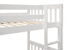 Miko Twin Open Panel Bunk Bed – White 