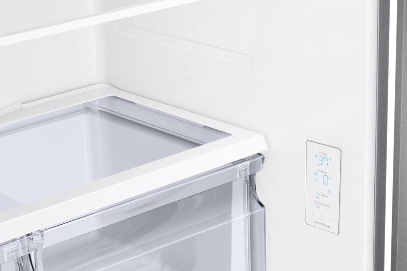 Samsung 33\" 17.5 Cu. Ft. Counter-Depth French-Door Refrigerator - Stainless Steel - RF18A5101SR/AA