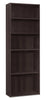 Slade 5-Shelf Bookcase - Espresso 